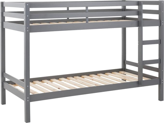 Alpi E Stapelbed met Rolbodems - Massief Grenenhout - 90 x 200 cm