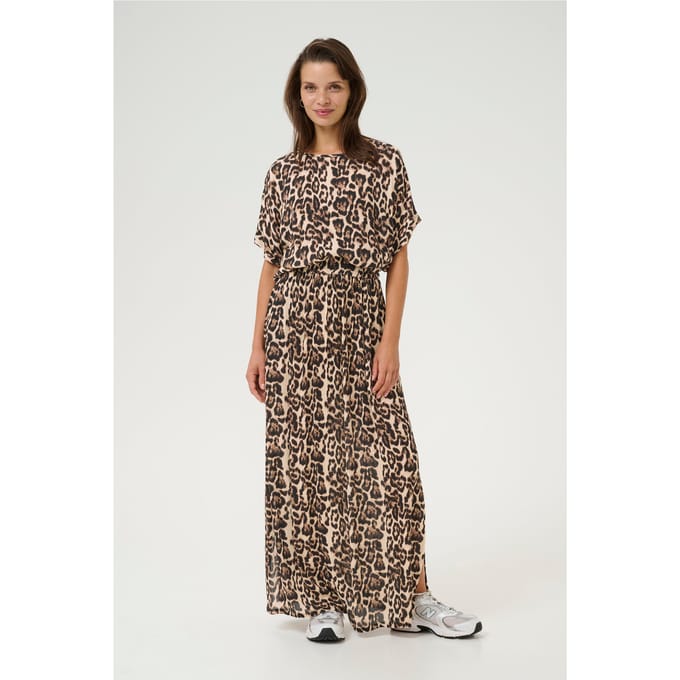 Kaffe KAamber SL Printed Dames Blouse - Maat 40