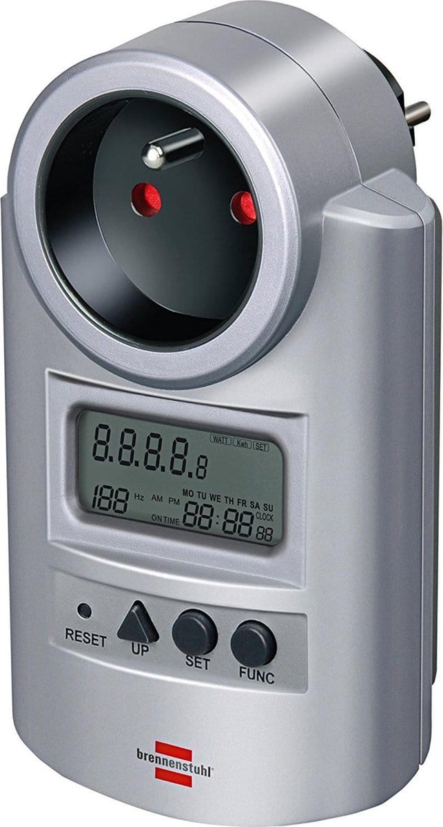 Brennenstuhl 1506600 Primera Line PM 231 E Energiemeter met klok- en meetfunctie