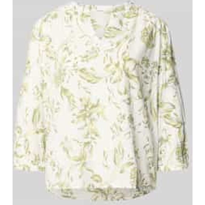relaxed fit tuniek van mix van viscose en katoen