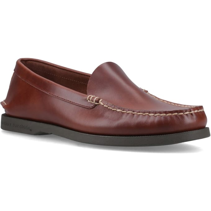 Sperry Authentic Venetiaans Leer Heren Bruine Loafers
