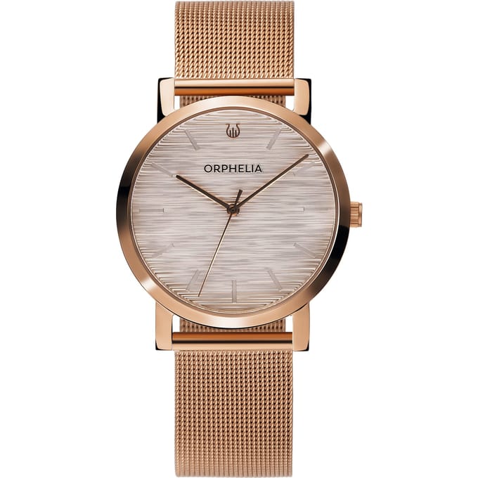 ORPHELIA OR12907 - Horloge - RVS - Rosékleurig - 35 mm
