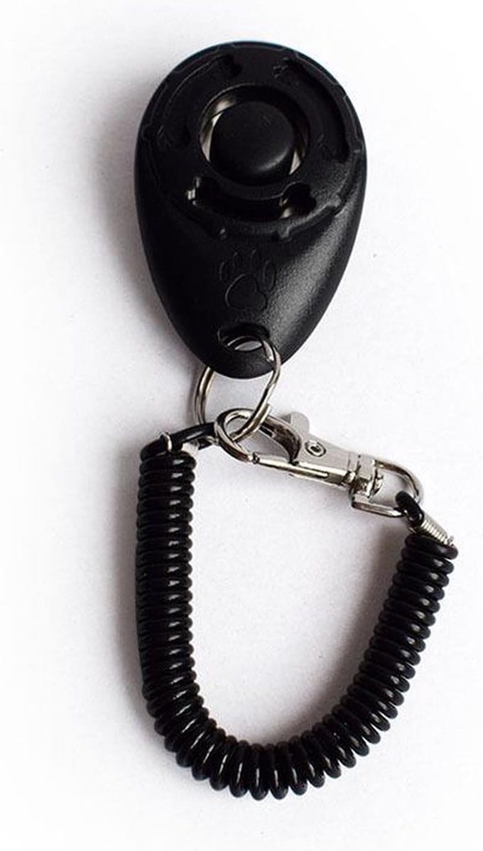 Clicker Hondentraining - Training Hond - Incl. Bevestiging - Zwart