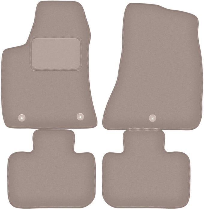 Beige velours vloermatten voor: Dodge Charger LD coupé (2011-2020)