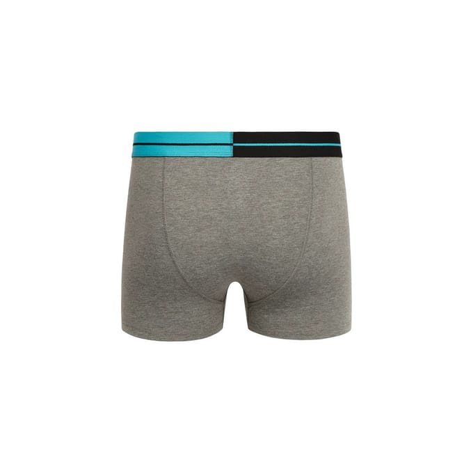 Crosshatch Heren Typan Boxershorts (Pack of 3) (Teal)