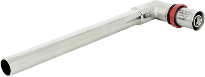 Bonfix Alu-pers radiatorbocht 16 x 15 mm 1st.