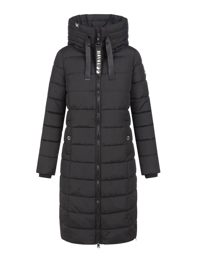 Navahoo Mondmädchen dames wintermantel met capuchon en fleecevoering