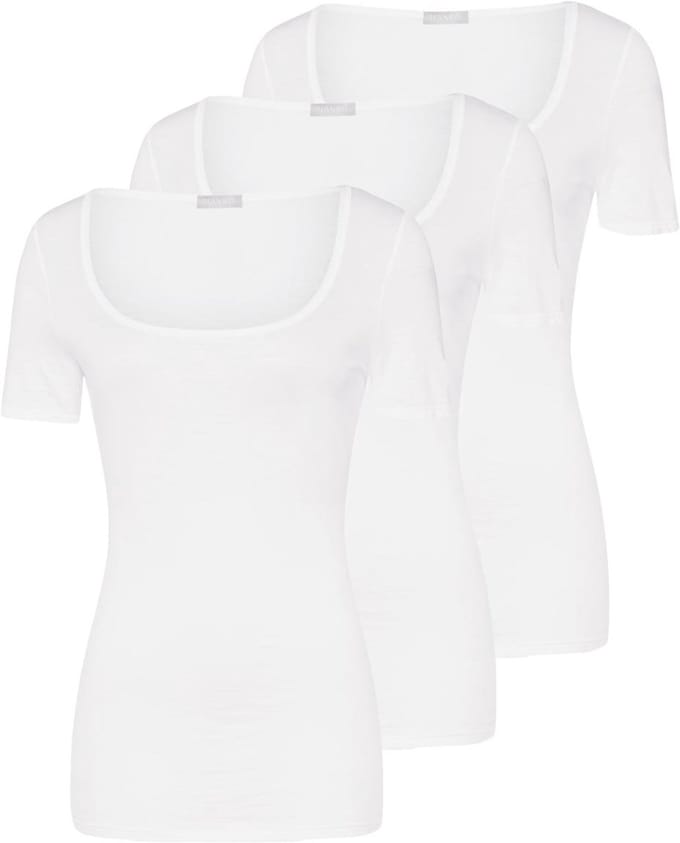 Hanro Dames onder t-shirts 3 pack Ultralight