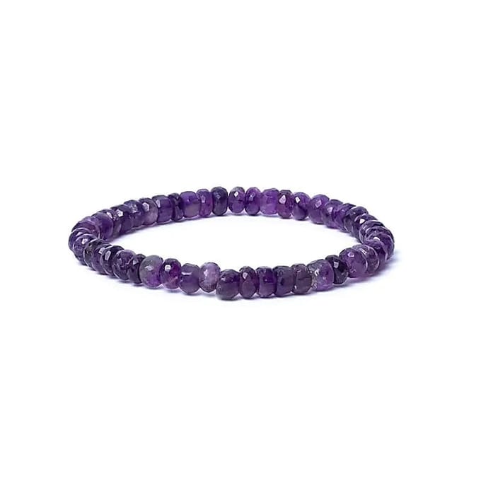 Armband - Amethist - Edelsteen - Spiritueel - Paars - Cadeau - Beschermend - Zuiverend