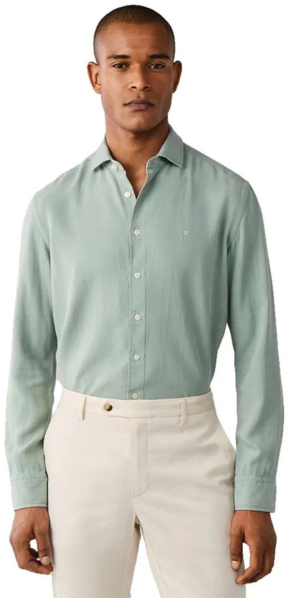 Hackett Hm3010765 Overhemd Met Lange Mouwen Groen M Man