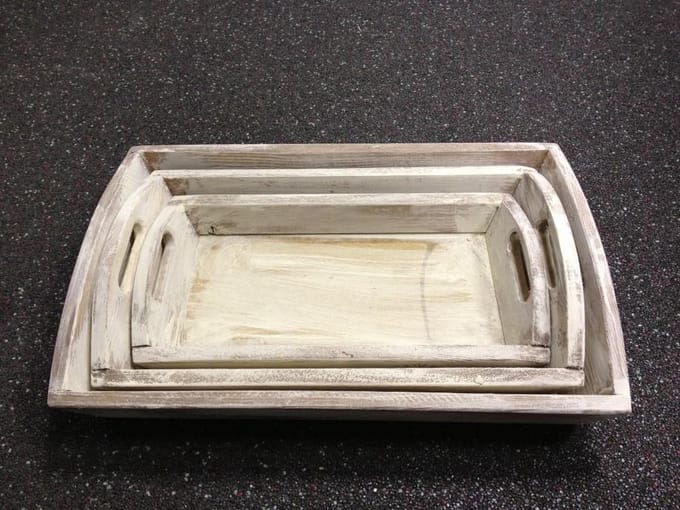 Dienblad old look "groot" / Houten Plateau / Serveerblad / Decoratie / Serveerplank