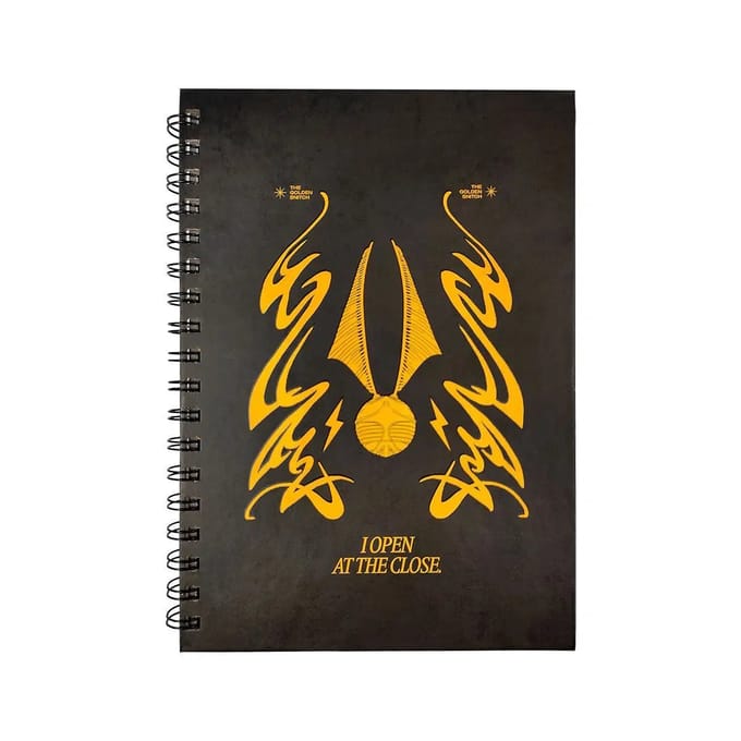 Wizarding World - Harry Potter - A5 Spiraal Notitieboek - Gouden Snaai