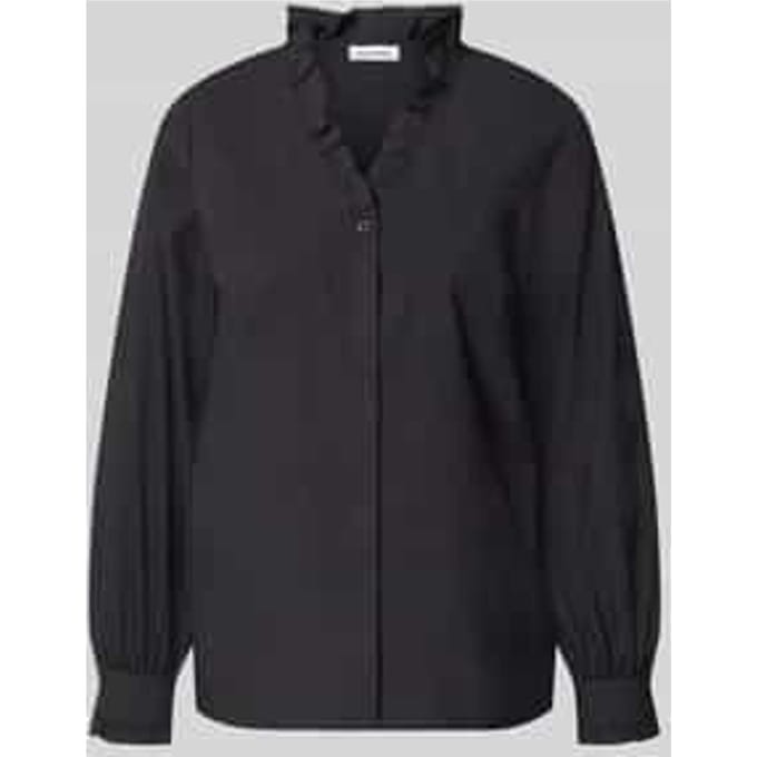 Regular fit Blouse met lange mouwen van Katoenmix