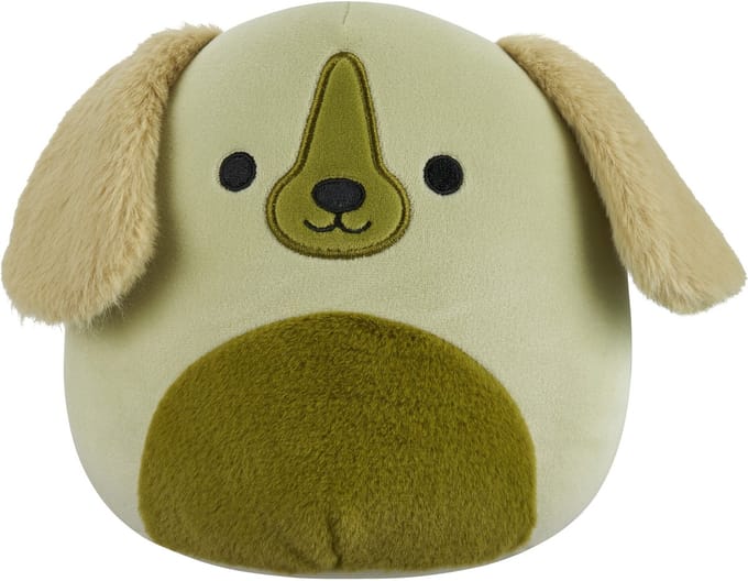 Squishmallows - Brad - Green Retriever W/Fuzzy Belly - 19cm pluche
