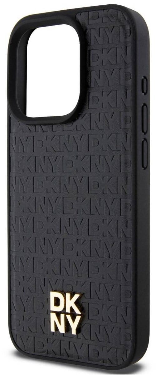 DKNY Repeat Stack Logo Back Case (MagSafe Compatible) - Geschikt voor Apple iPhone 13 Pro Max (6.7") - Zwart