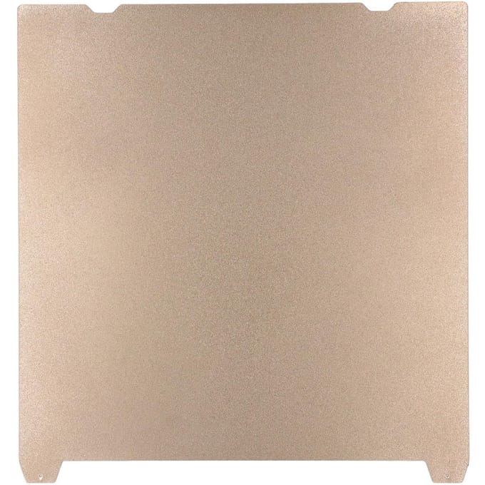 Plateau de construction flexible Lisse Diamant PEO et Poudre PEI Lit d'impression double face pour K1 Maximum 3D gray