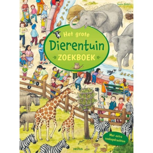 Het grote dierentuin zoekboek Educatieve boeken (spelletjes en raadsels)