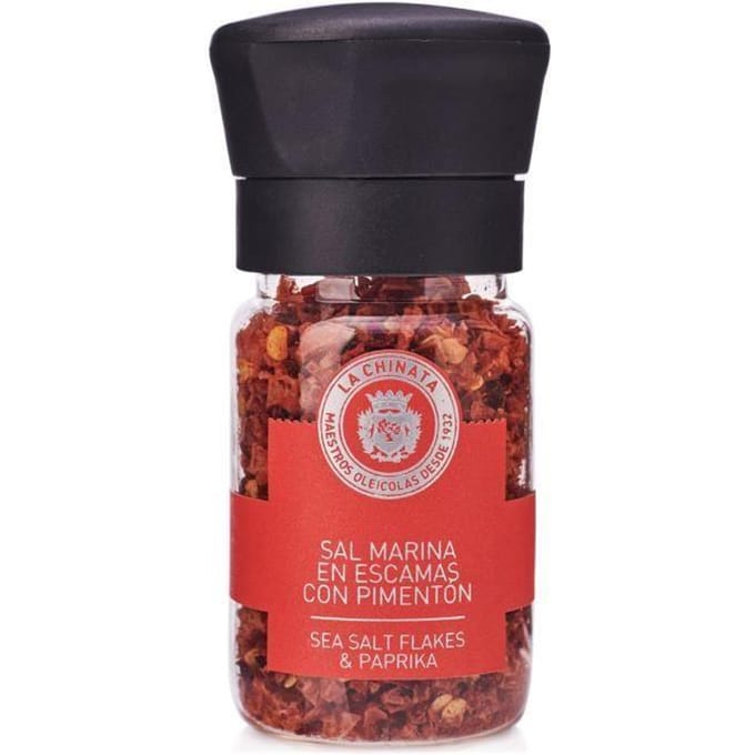 Sel de Mer en Flocons au Paprika (Molinillo) - La Chinata (35g)