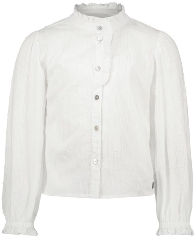 Like Flo - Cleo Flo girls woven blouse - Off white - Maat 116