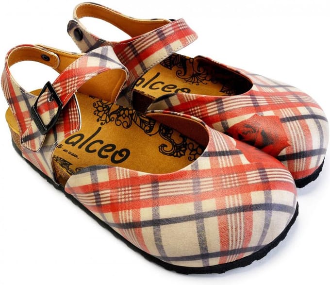 GOBY Clogs met Patroon – Handgemaakt – Premium Kwaliteit – Maat 40