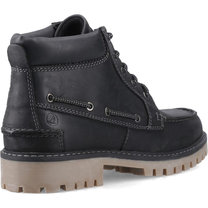 Sperry Baltimore Leren Heren Zwarte Enkelboots
