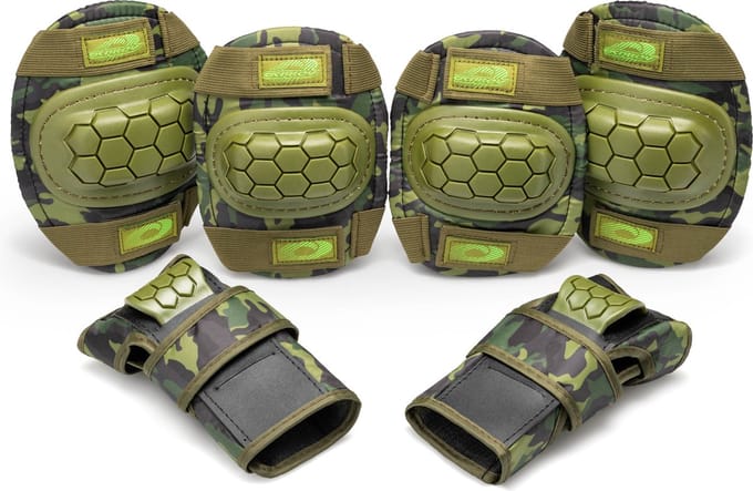 Osprey Kinder Skate Beschermset - Camouflage - Large 8-12 Jaar