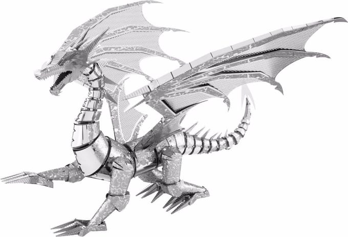 Metal Earth Silver Dragon - Iconx 3D puzzel