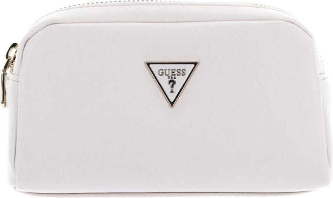 GUESS Utensil zak Double Zip Stone Beige