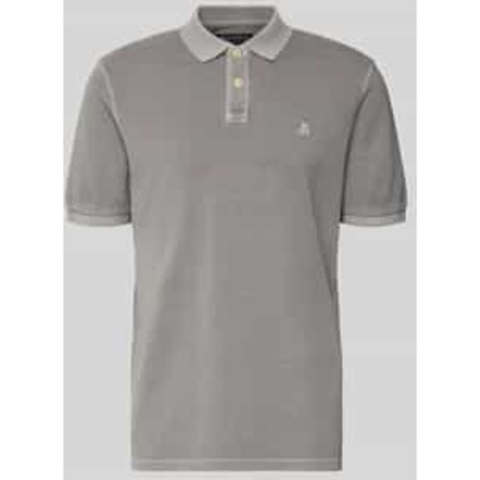 Marc O'Polo regular fit polo - heren poloshirt - grijs