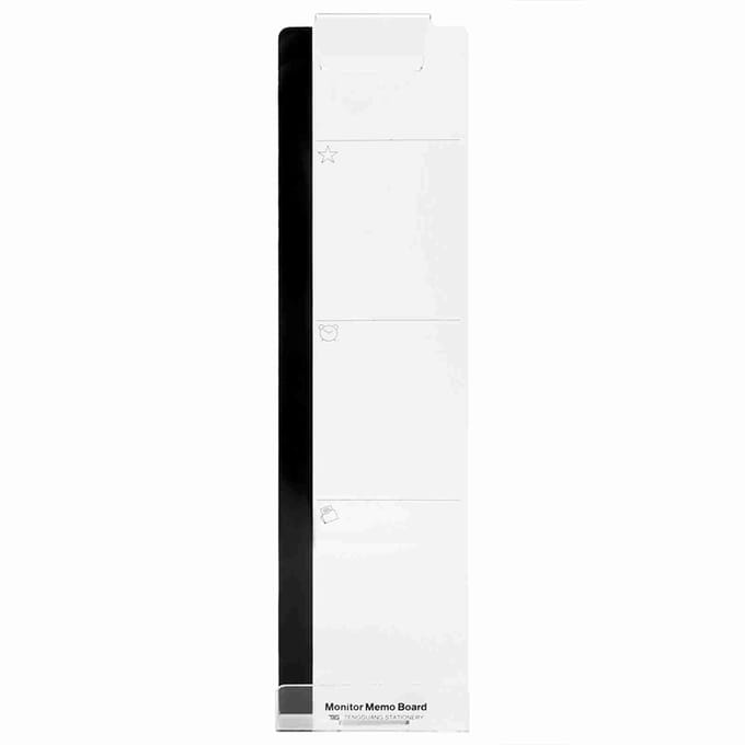 Computer Scherm Monitor Memo Bord Acryl Bericht Memo Bords Stickie Herinnering(Rechts) white