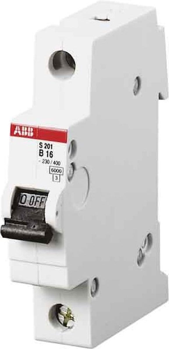 ABB Componenten S 201 B63 ABB 6 KA AUTOMAAT 1 POLIG B KA