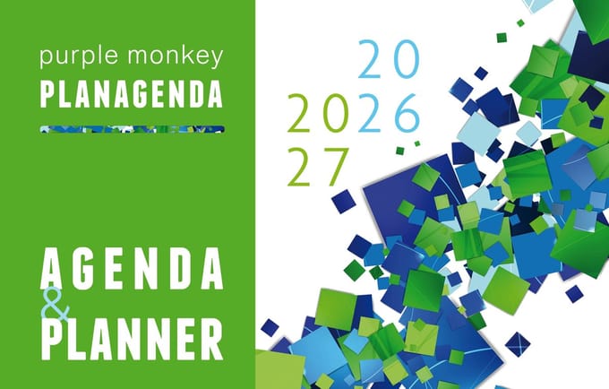 Purple Monkey planagenda 2026-2027 - A4-editie
