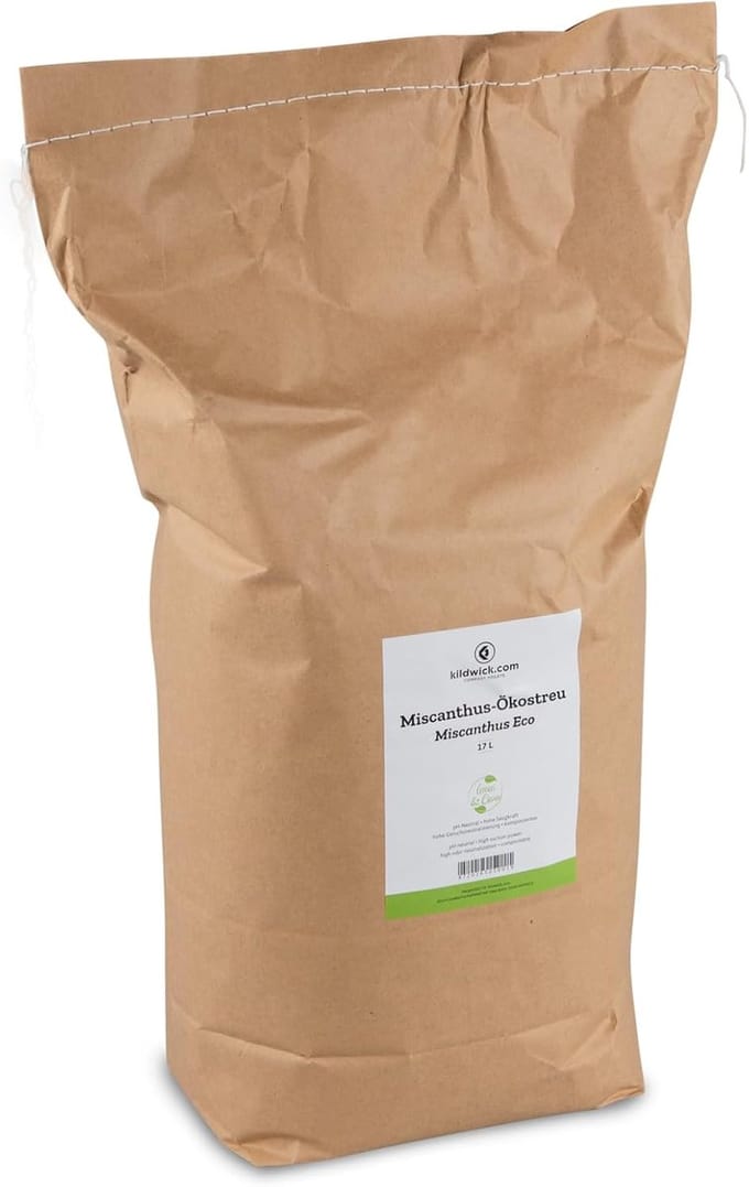 Miscanthus Eco-strooisel voor Composttoiletten - 17 Liter