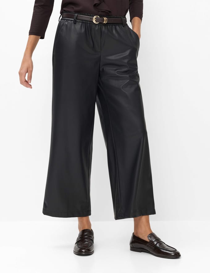Brax Dames Culotte  Style MAINE S BLACK, zwart, maat 48K