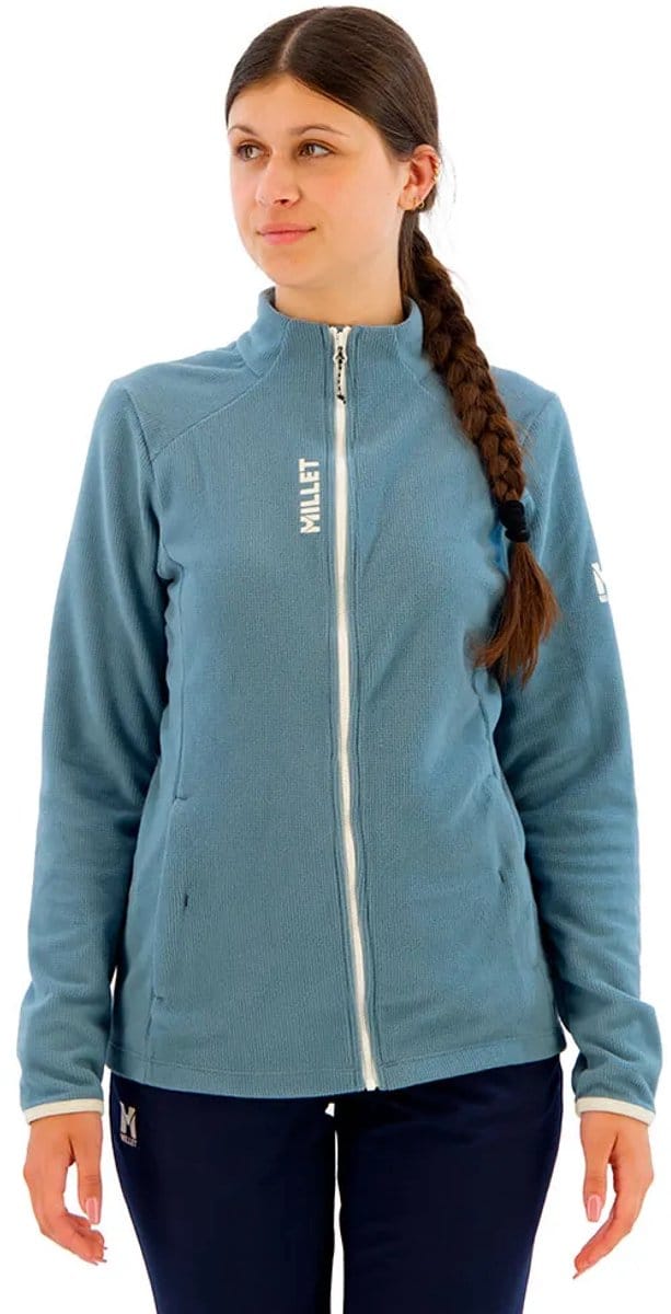 Millet Ubic Lightgrid Fleece Met Volledige Rits Blauw S Vrouw