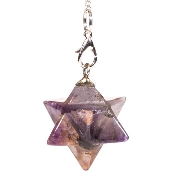 Pendel - Amethist - Mer-Ka-Ba - 3 cm