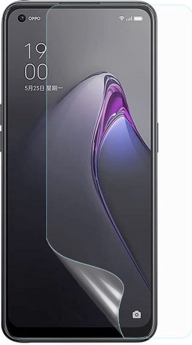 ANTI GLARE Screenprotector Bescherm-Folie geschikt voor Oppo Reno 8