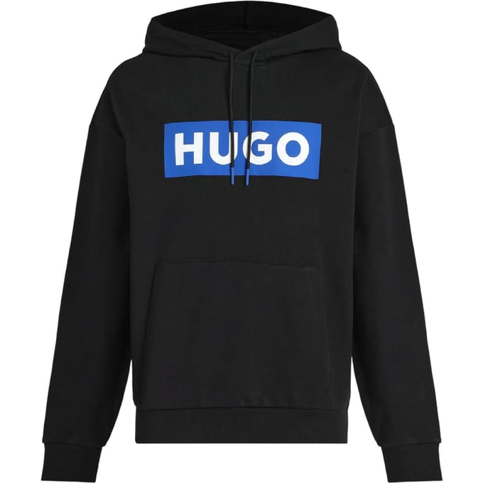 Boss Heren Box Hoodie met lange mouwen (Zwart)