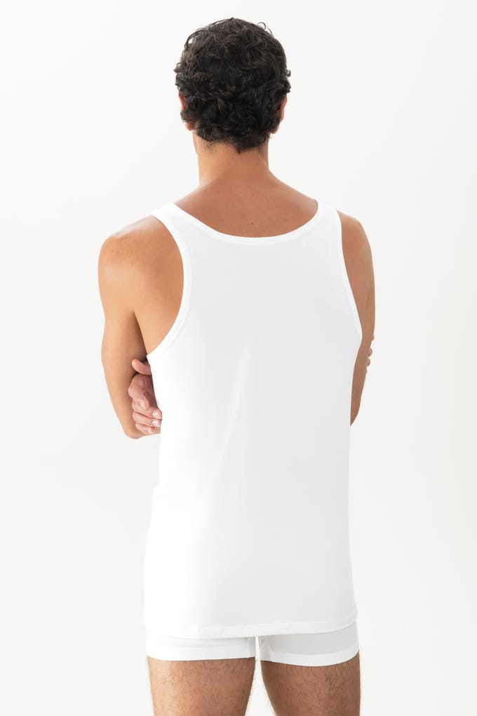 T-shirt Mey Dry Cotton Athletic Singlet Wit