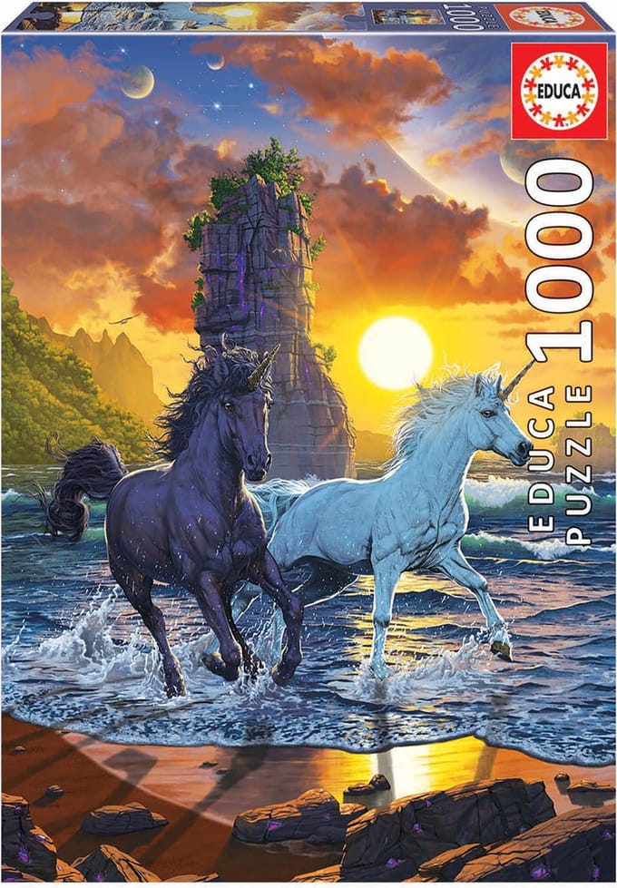 Educa Eenhoorn op het Strand - Puzzel - 1000 stukjes