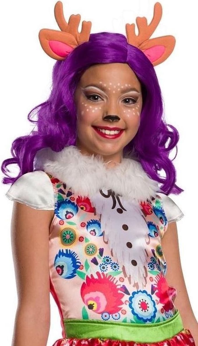 Rubie's Pruik Met Oren Danessa Deer Junior Paars