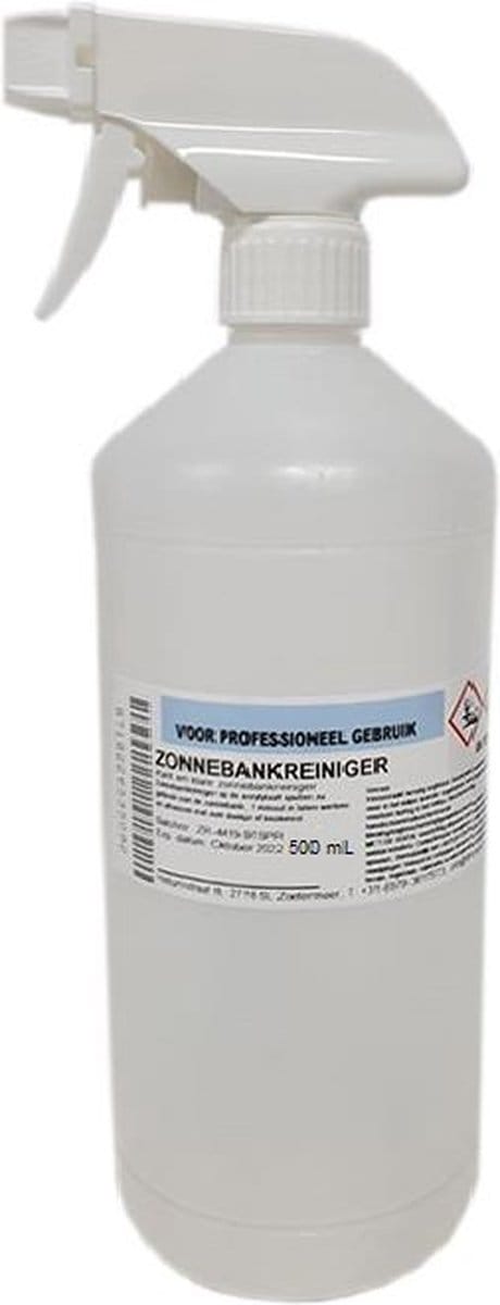 Zonnebankreiniger Zonder Alcohol - 500 mL - Spraykop