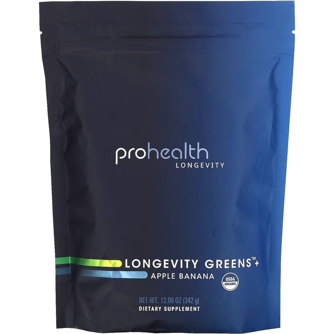 ProHealth Longevity, Longevity Greens+, Appel Banaan, 12.06 oz (342 gr)