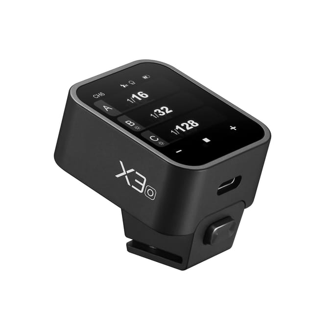 GODOX X3O 2.4G Draadloze Flitser Ontspanner Zender TTL Autoflash met Groot OLED Touchscreen Support Olympus and Panasonic camera