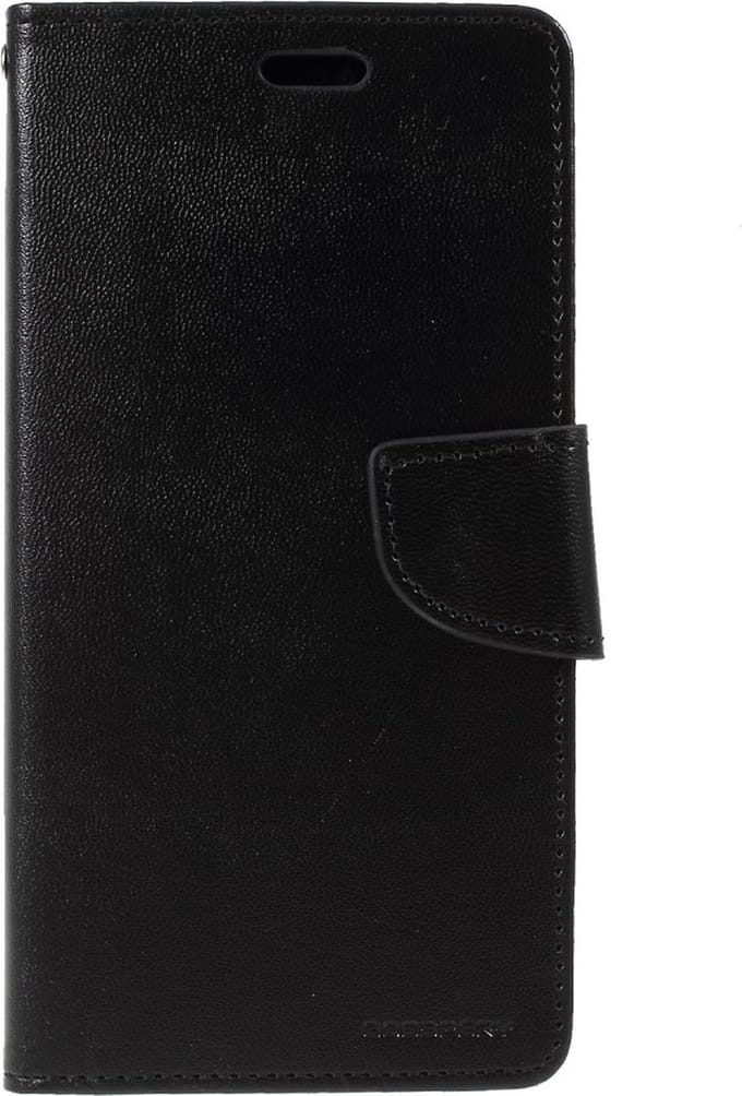 Mercury Goospery Kunstleer Wallet case geschikt voor iPhone XR - Zwart