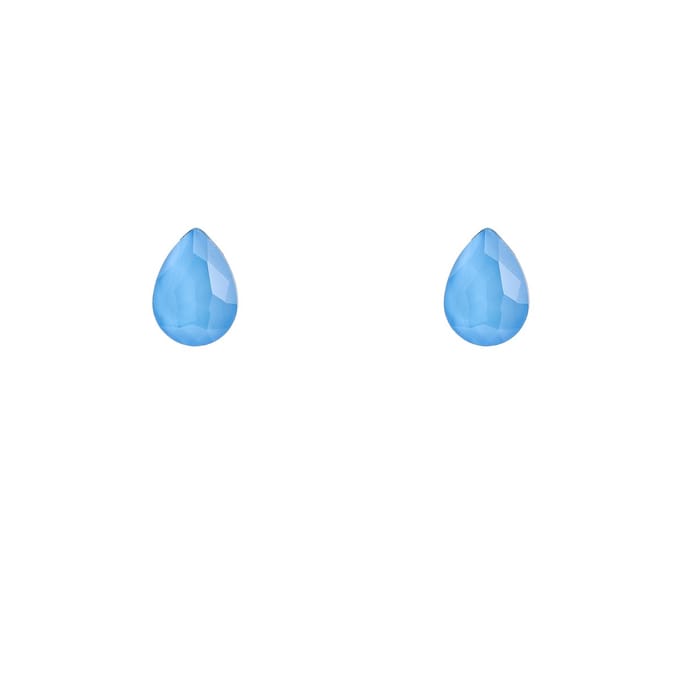 Go Dutch Label Oorknoppen Drop Stud Blue