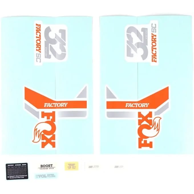 Stickers Fox Factory 2018, 32 SC, F-S