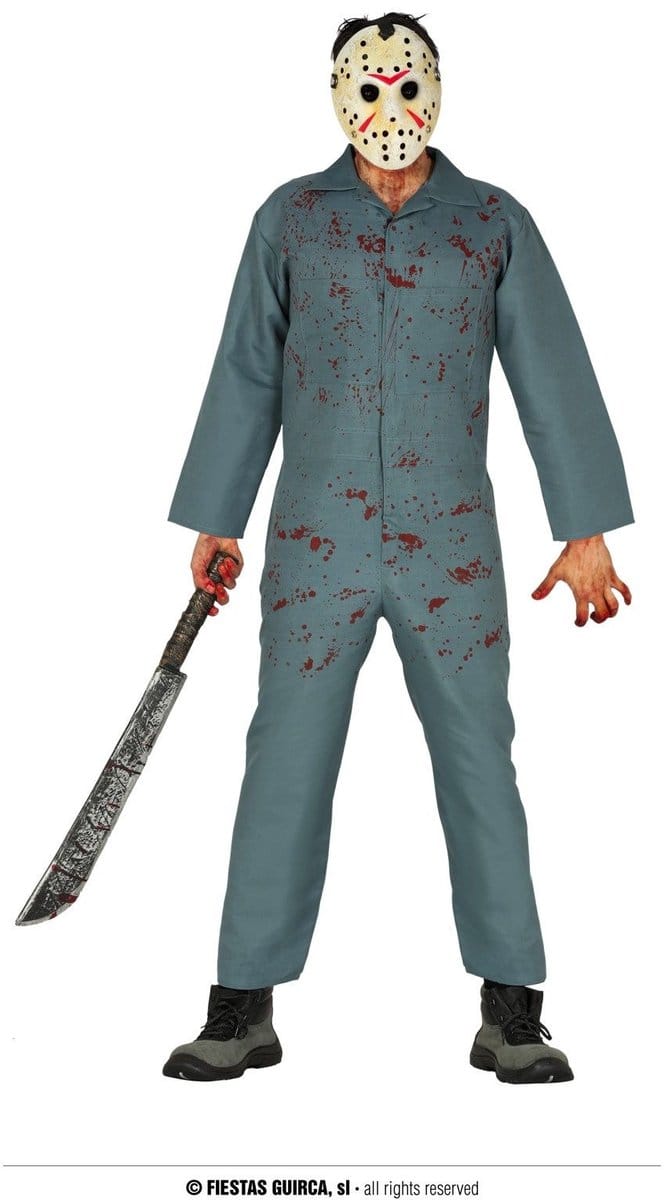 FIESTAS GUIRCA, S.L. - Gestoorde horror killer kostuum voor mannen - XL