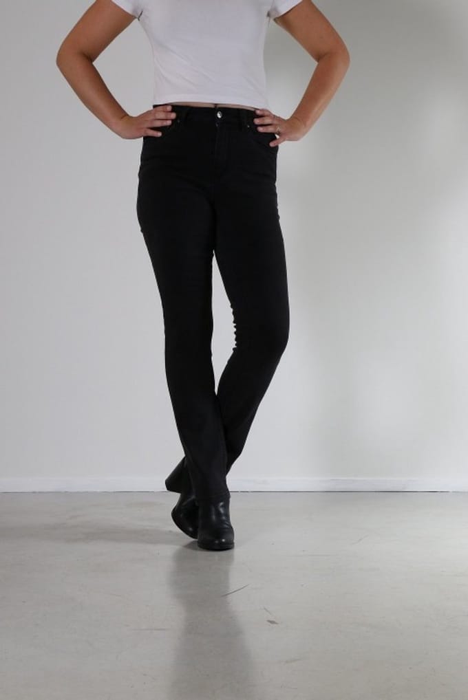 New Star - Memphis black denim dames broek - maat 33/30