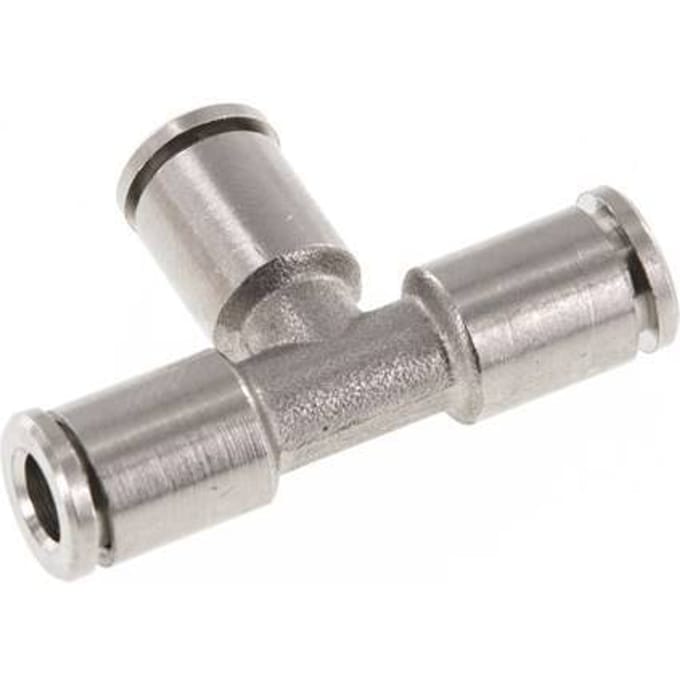 5mm T-koppeling Messing Insteekfitting NBR [2 Stuks]